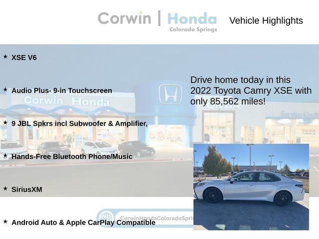 used 2022 Toyota Camry car, priced at $25,900