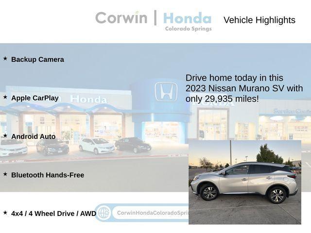 used 2023 Nissan Murano car, priced at $24,000