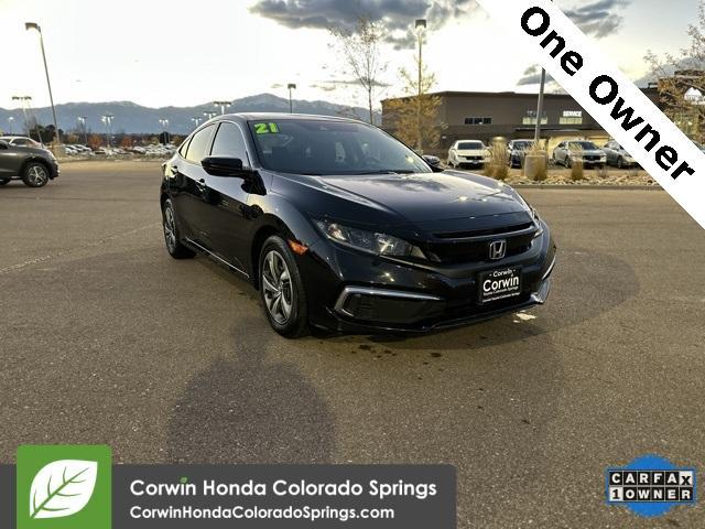 used 2021 Honda Civic car, priced at $19,700