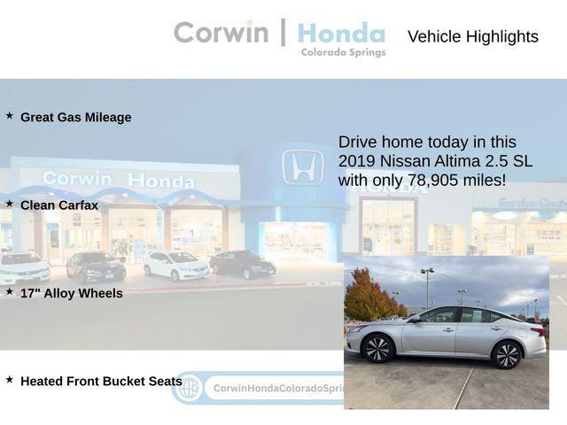 used 2019 Nissan Altima car, priced at $16,000