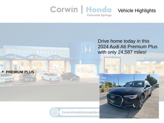 used 2024 Audi A6 car, priced at $31,500