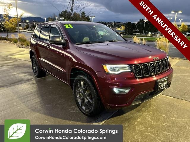 used 2021 Jeep Grand Cherokee car, priced at $28,000