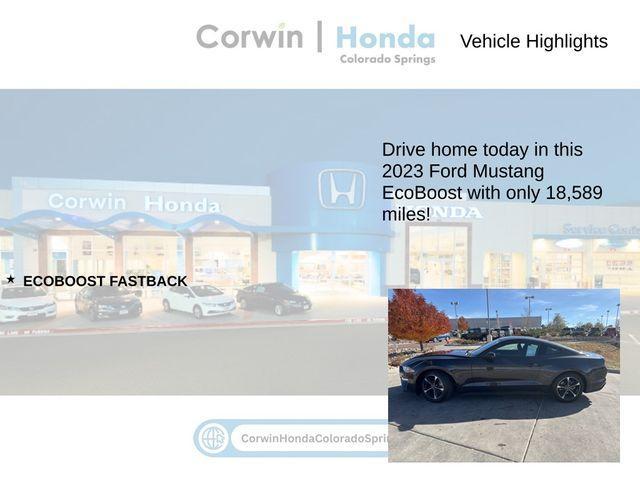used 2023 Ford Mustang car, priced at $25,000