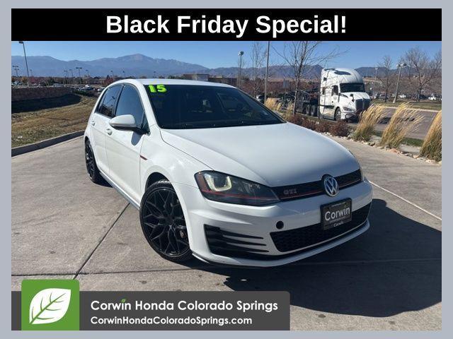 used 2015 Volkswagen Golf GTI car, priced at $10,900