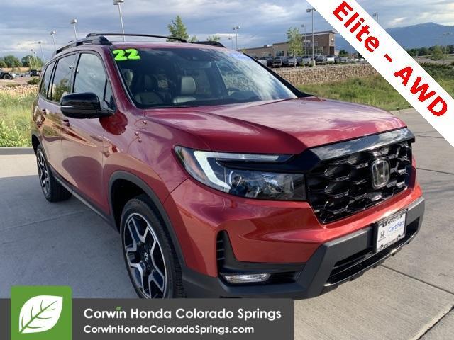 used 2022 Honda Passport car, priced at $33,650