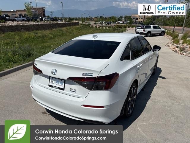 used 2025 Honda Civic Hybrid car, priced at $33,555