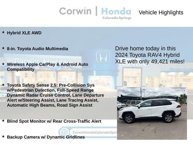 used 2024 Toyota RAV4 Hybrid car, priced at $29,000