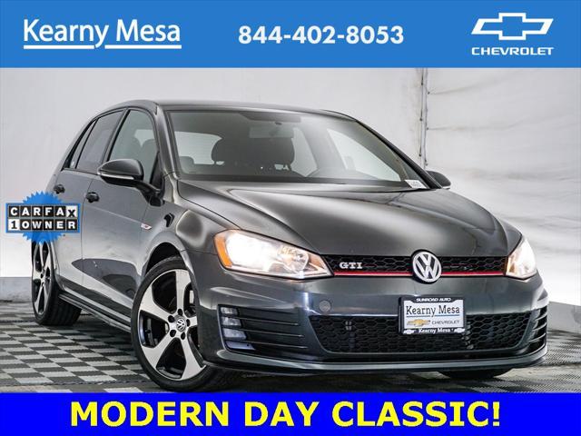 used 2017 Volkswagen Golf GTI car, priced at $14,315