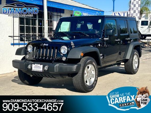 used 2016 Jeep Wrangler Unlimited car, priced at $18,500