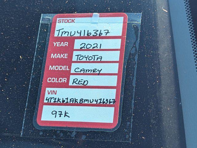 used 2021 Toyota Camry car, priced at $21,999