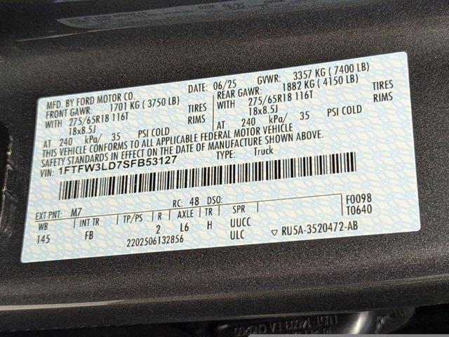 new 2025 Ford F-150 car, priced at $58,012