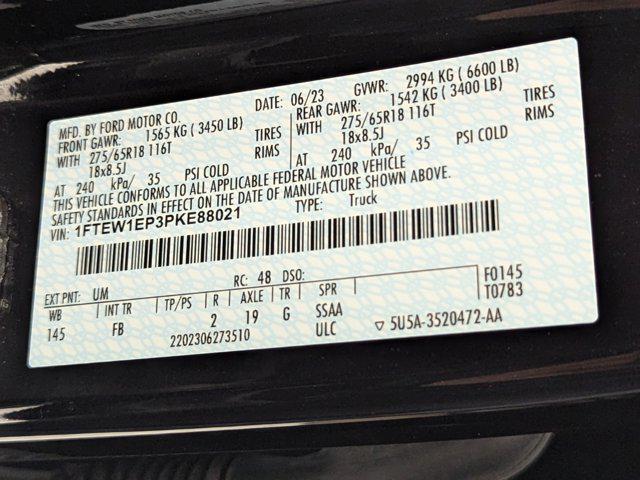 used 2023 Ford F-150 car, priced at $39,999