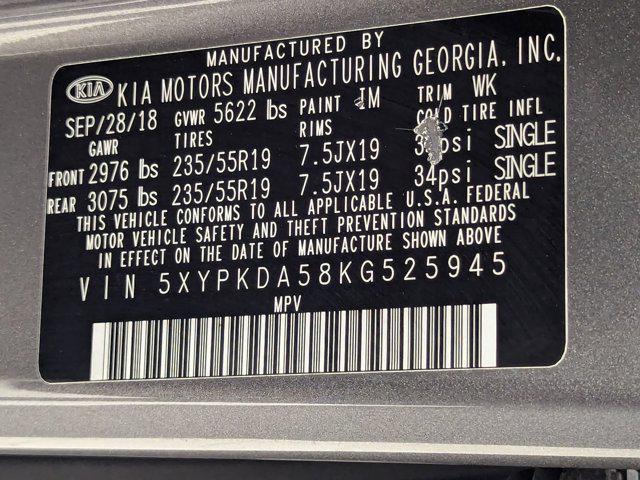 used 2019 Kia Sorento car, priced at $19,999