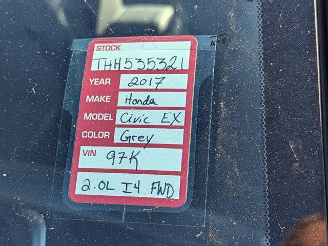 used 2017 Honda Civic car, priced at $14,999