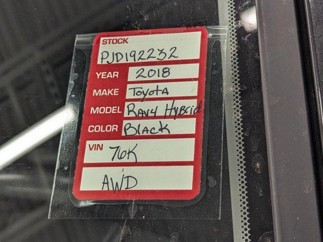 used 2018 Toyota RAV4 Hybrid car, priced at $20,999