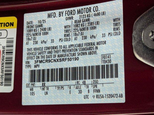 new 2025 Ford Bronco Sport car, priced at $37,956