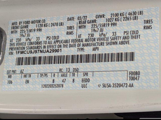 used 2022 Ford Escape car, priced at $25,998
