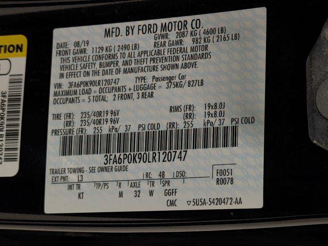 used 2020 Ford Fusion car, priced at $17,099