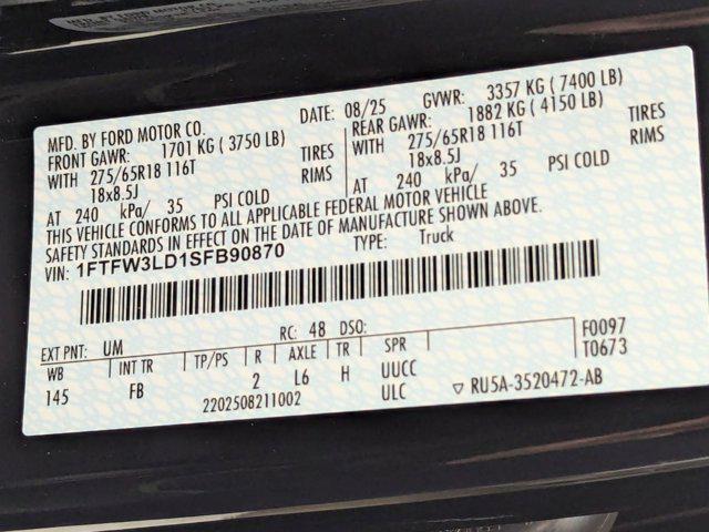 new 2025 Ford F-150 car, priced at $63,010