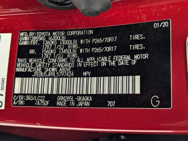 used 2020 Toyota 4Runner car, priced at $37,243