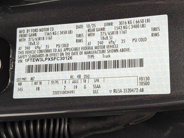 new 2025 Ford F-150 car, priced at $57,210