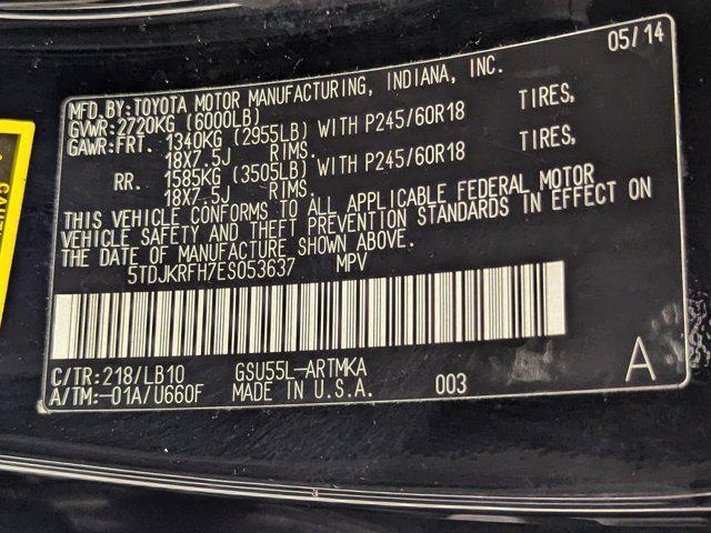 used 2014 Toyota Highlander car, priced at $9,999