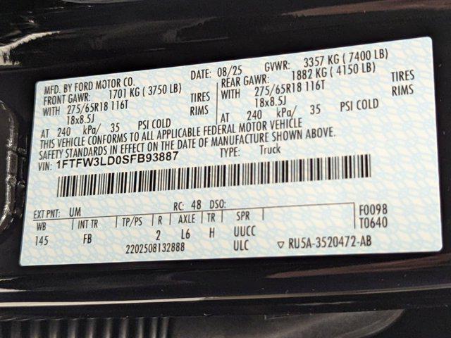 new 2025 Ford F-150 car, priced at $58,514