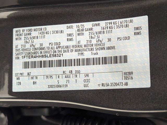 new 2025 Ford Ranger car, priced at $42,192