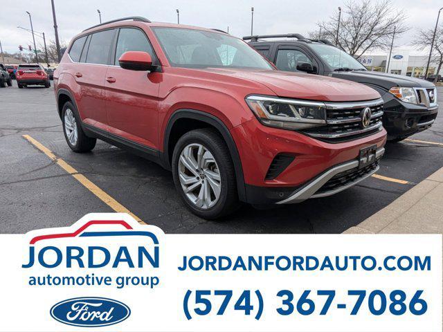 used 2021 Volkswagen Atlas car, priced at $28,999