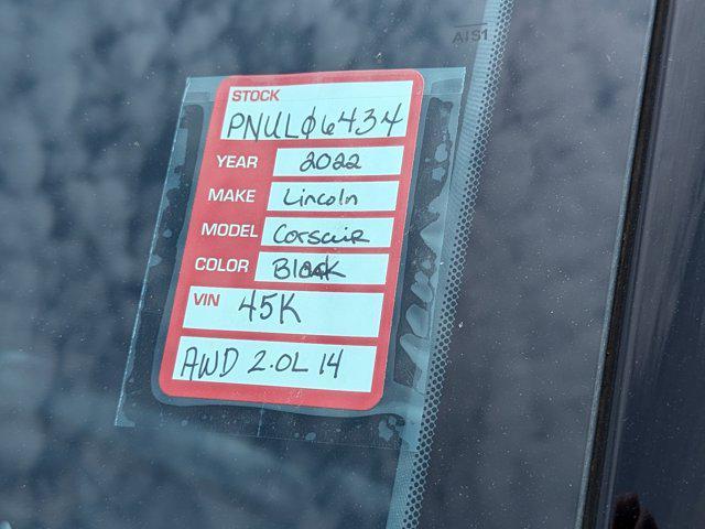 used 2022 Lincoln Corsair car, priced at $31,799