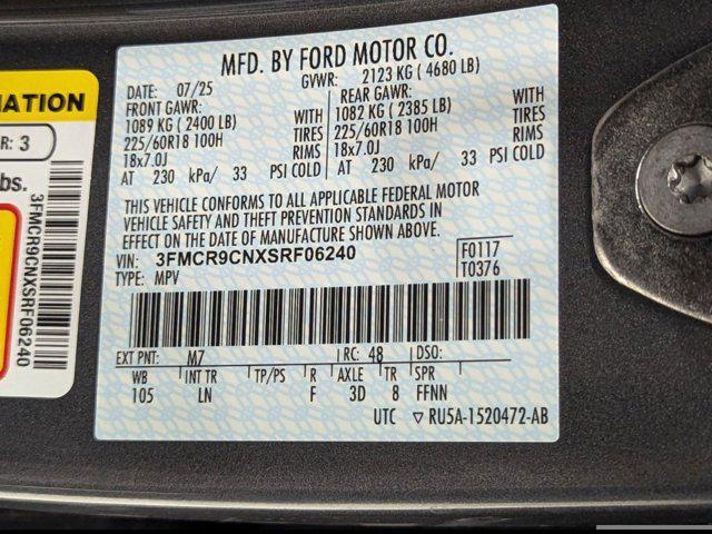 new 2025 Ford Bronco Sport car, priced at $39,762