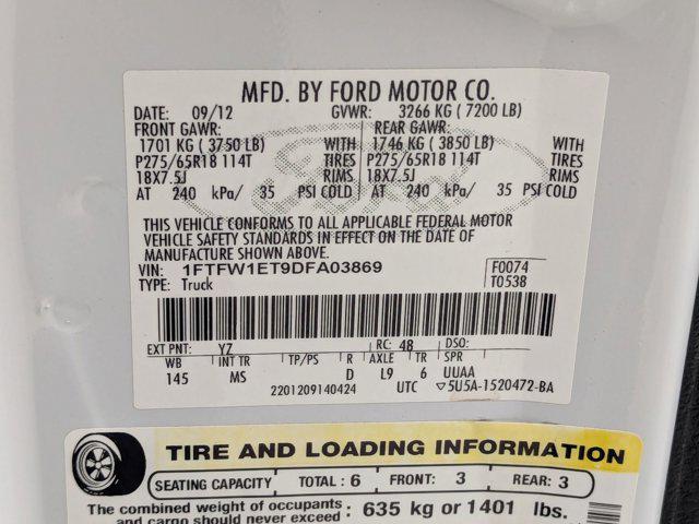 used 2013 Ford F-150 car, priced at $12,999