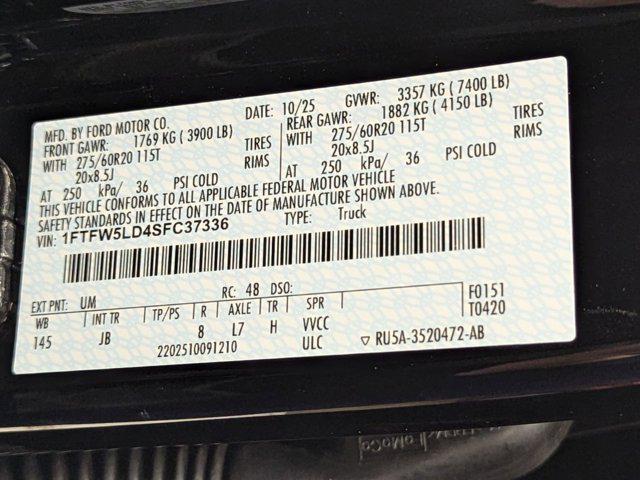 new 2025 Ford F-150 car, priced at $69,111