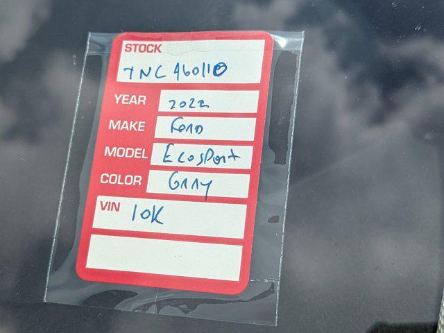 used 2022 Ford EcoSport car, priced at $18,999