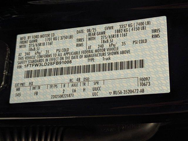 new 2025 Ford F-150 car, priced at $58,010