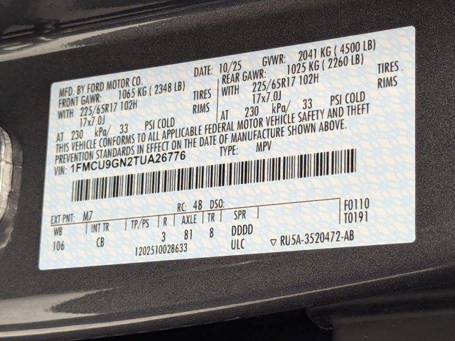 new 2026 Ford Escape car, priced at $33,414