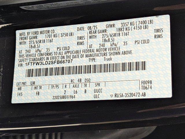 new 2025 Ford F-150 car, priced at $57,945