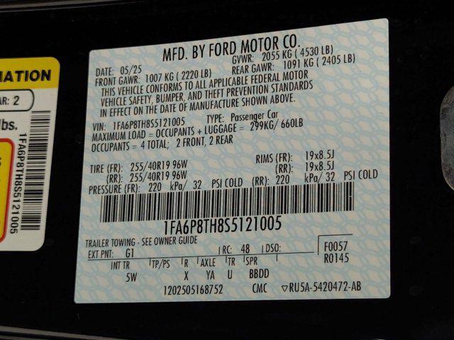 new 2025 Ford Mustang car, priced at $40,332