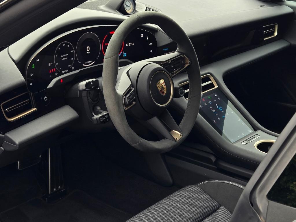 used 2025 Porsche Taycan car, priced at $123,990