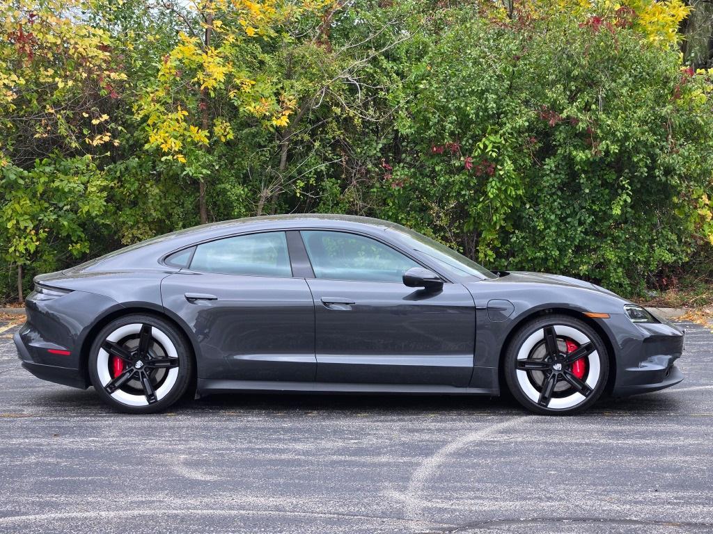 used 2025 Porsche Taycan car, priced at $123,990