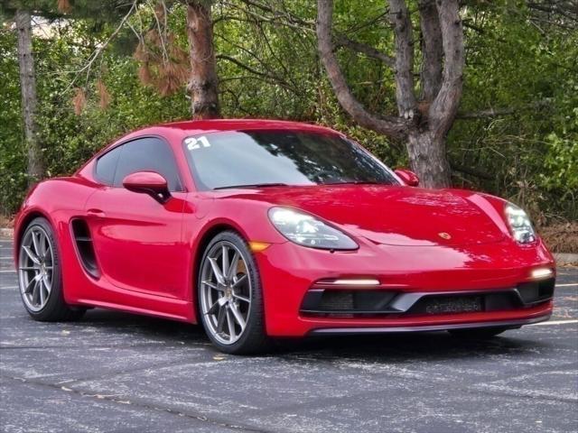 used 2021 Porsche 718 Cayman car, priced at $68,490