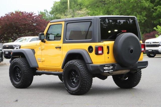 used 2019 Jeep Wrangler car, priced at $27,500