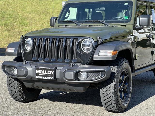 used 2022 Jeep Wrangler car, priced at $32,698