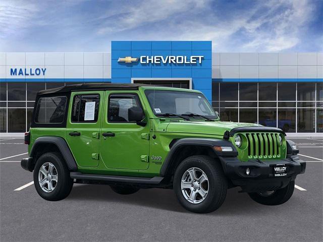 used 2019 Jeep Wrangler Unlimited car, priced at $28,597