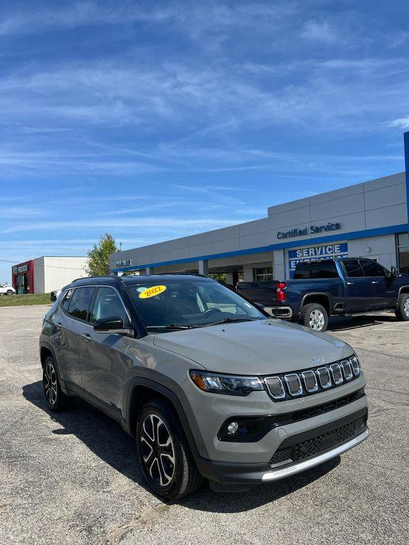 used 2022 Jeep Compass car, priced at $21,988