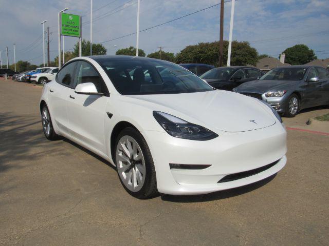 used 2021 Tesla Model 3 car, priced at $26,499