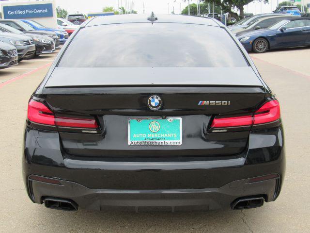 used 2021 BMW M550 car, priced at $39,900