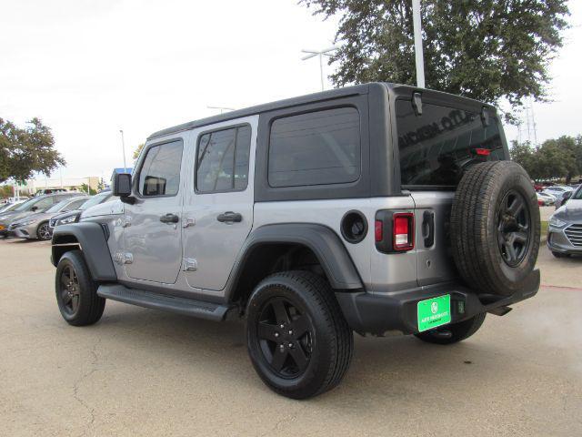 used 2020 Jeep Wrangler Unlimited car, priced at $31,400