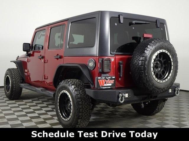 used 2012 Jeep Wrangler Unlimited car, priced at $15,989