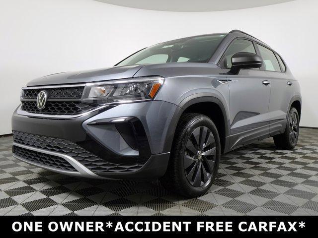 used 2023 Volkswagen Taos car, priced at $18,599